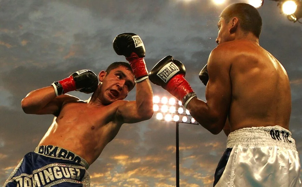 Prichard Colón during his professional boxing career before his 2015 brain injury